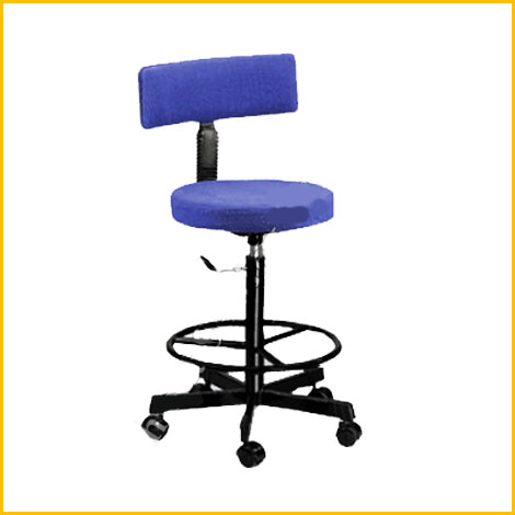 Revolving Back Rest Stool